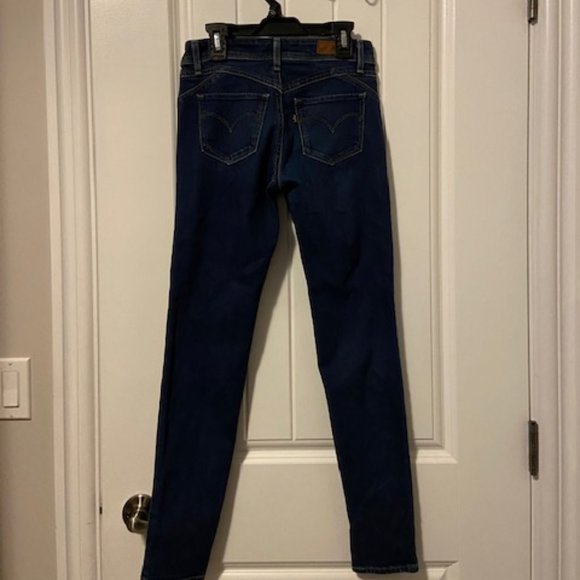 Levi's Mid Rise Skinny Jeans Size 24 - Picture 2 of 5